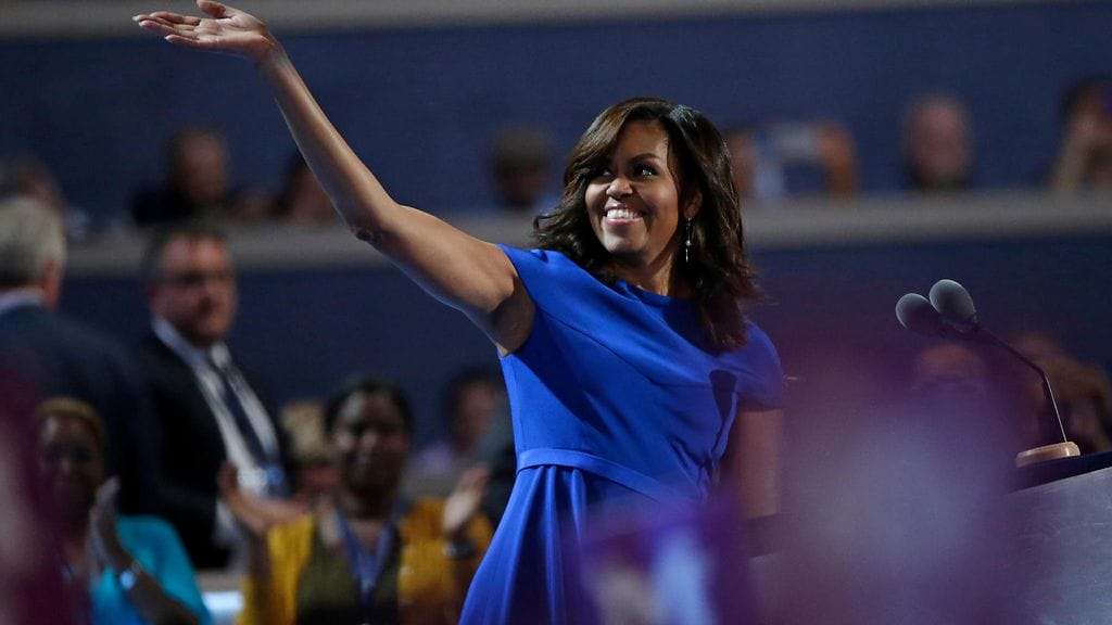 Yhdysvaltain presidentin Barack Obaman puoliso Michelle Obama.