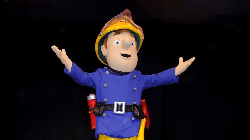 Palomies Sami on suosittu sarja myös Suomessa. Kuva ei ole suoraan sarjasta, vaan figuuri.