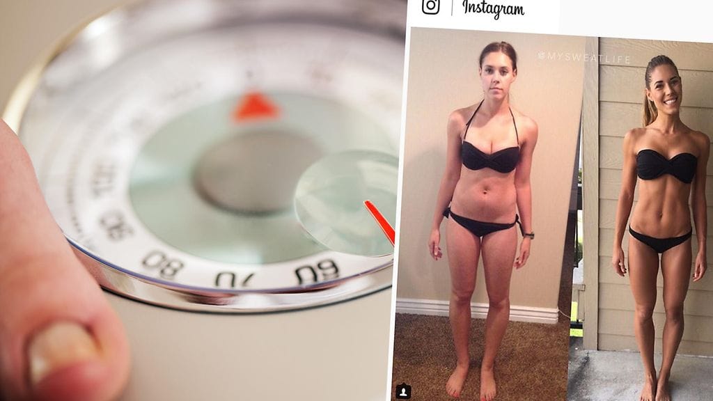 Ennen ja jälkeen -kuvilla on eroa vain muutama kilo, mutta muutos on huikaiseva.