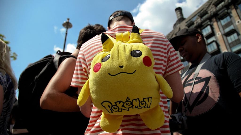 Pokémon Go'n pelaajat kokoontuivat Lontoossa 23. heinäkuuta.