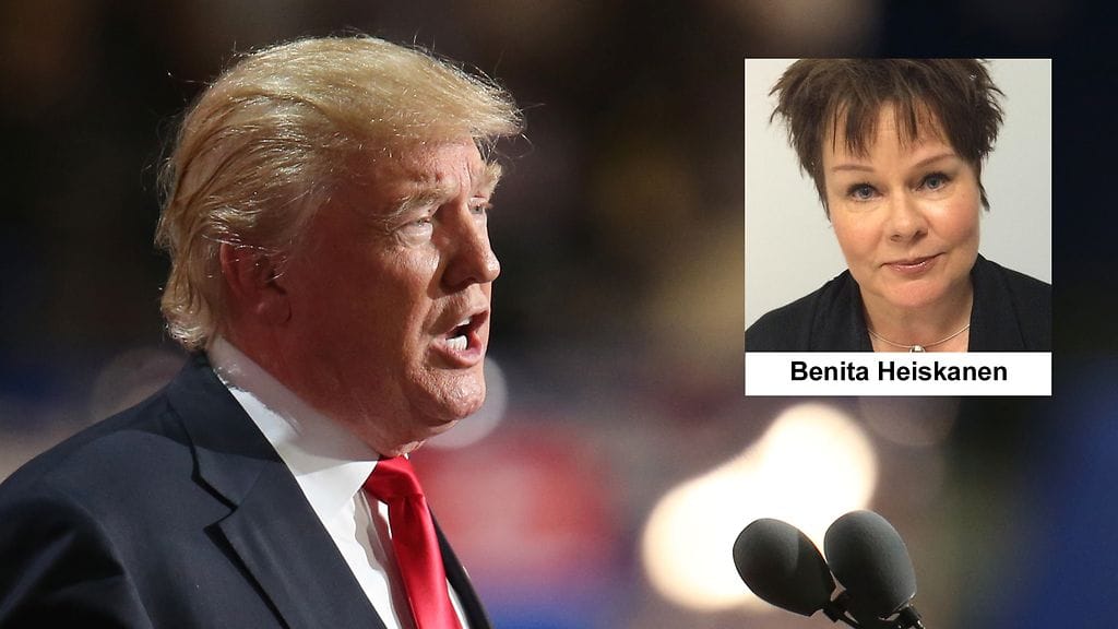 Dosentti Benita Heiskanen Turun yliopistosta analysoi Donald Trumpin vaalikampanjaa ja miehen saavuttamaa suosiota.
