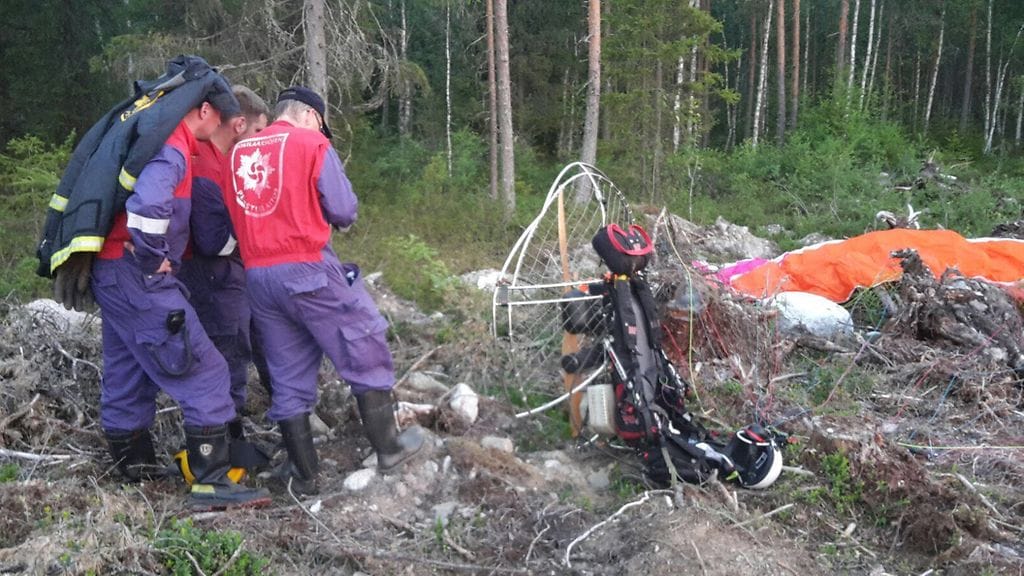 Varjoliitäjä teki hätälaskun ja pelasti eksyneen