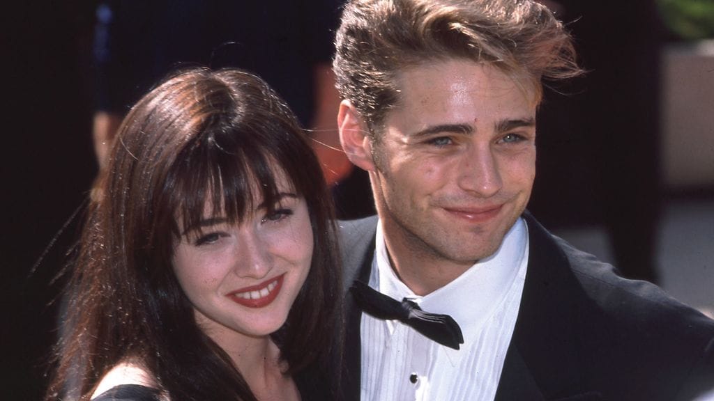 Shannen Doherty ja Jason Priestley vuonna 1991.