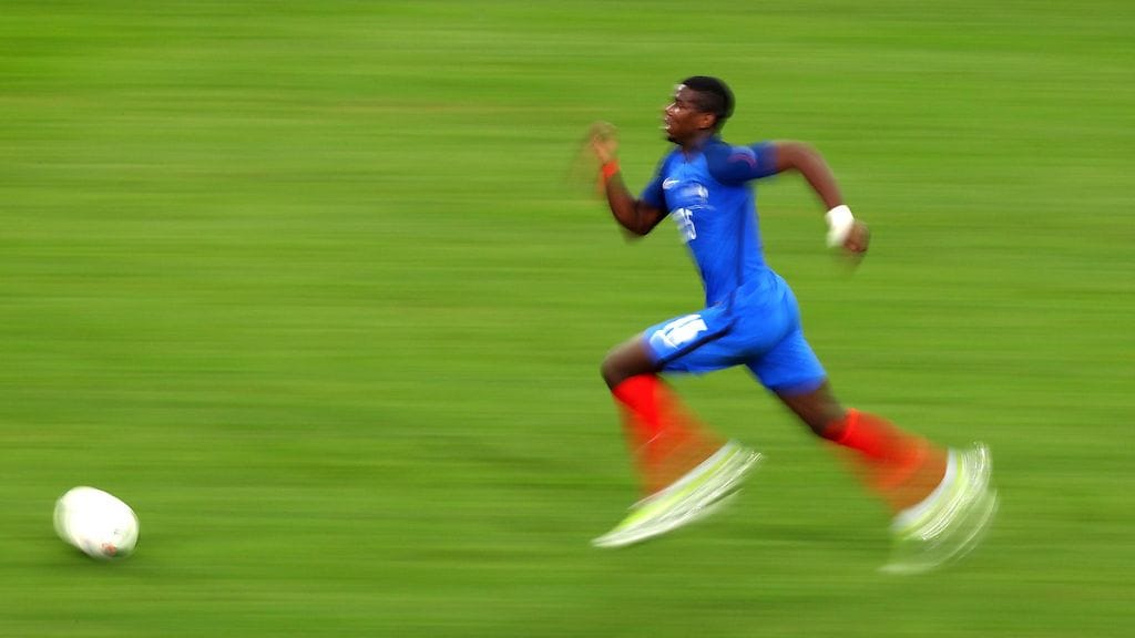 Paul Pogba oli kesällä viilettämässä Ranskalle hopeaa EM-kotikisoissa.