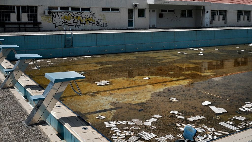 Talouskriisin kurittamassa Kreikassa hylätyt olympia-areenat raunoituivat alle kymmenessä vuodessa.