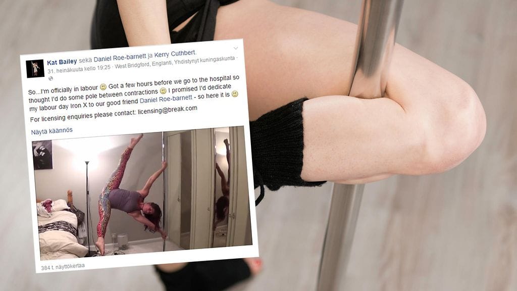 Harva meistä pystyy tähän liikkeeseen, vaikkei vauvavatsakaan sitä estäisi.