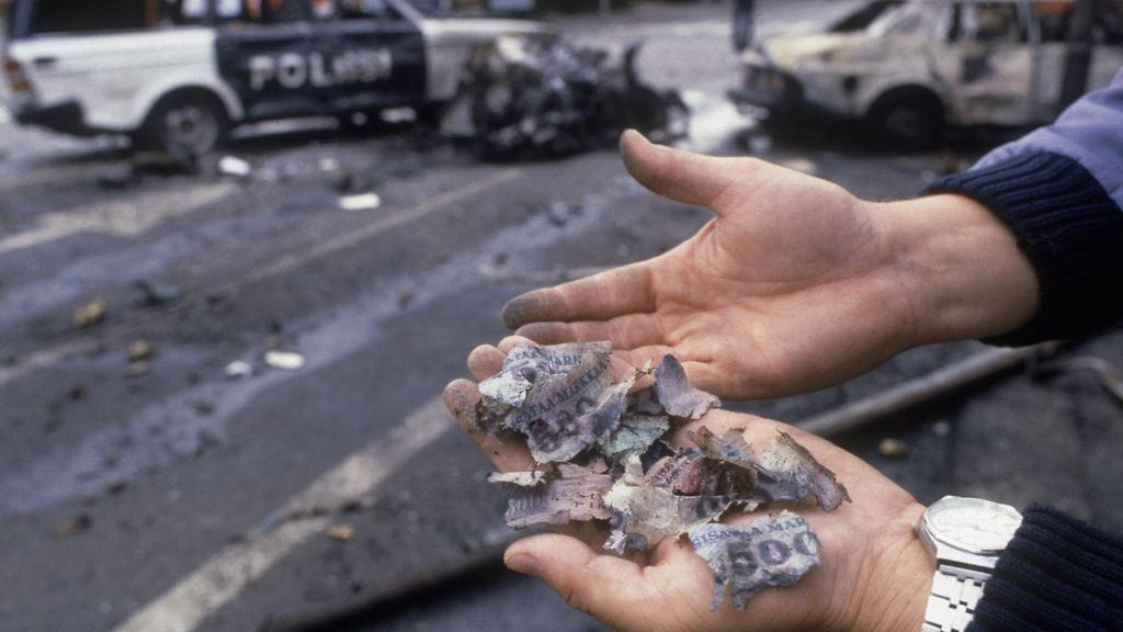 Mikkeli panttivanki, panttivankidraama, räjähdys (2)