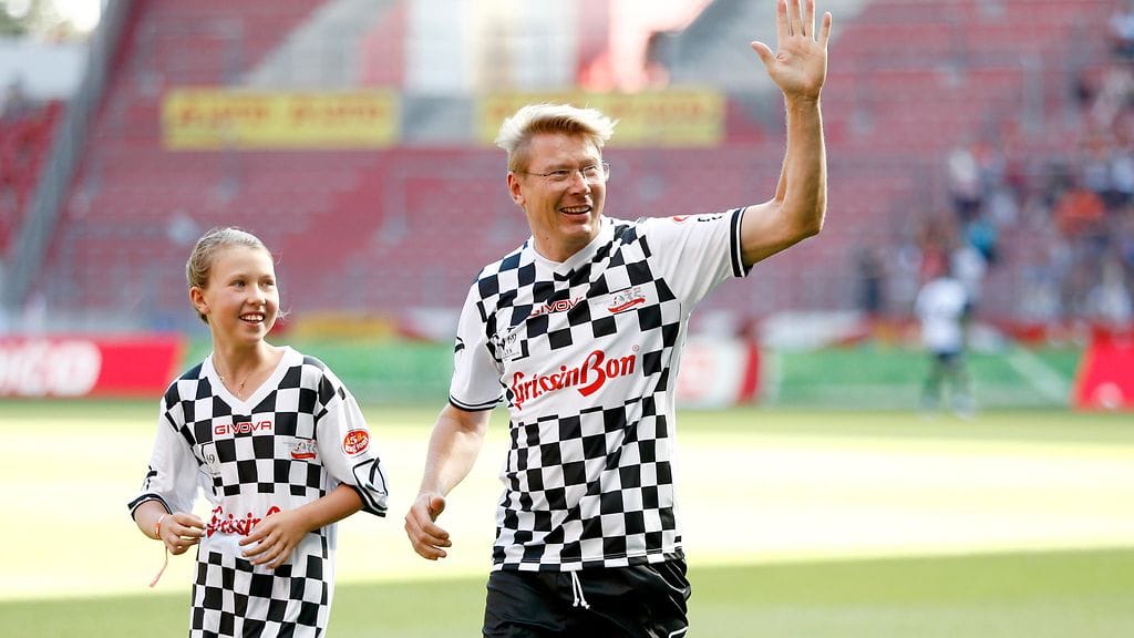 Mika Häkkinen, Mick Schumacher jalkapallo 2016 Hugo Ronan, Aina Julia