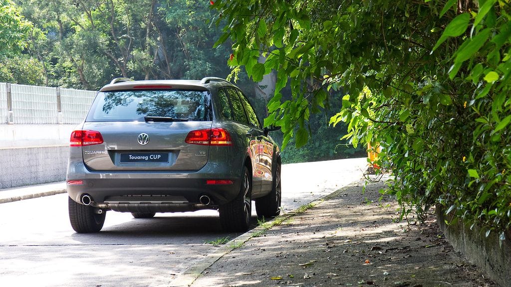 Volkswagen Touareg kuvattuna Kiinassa.