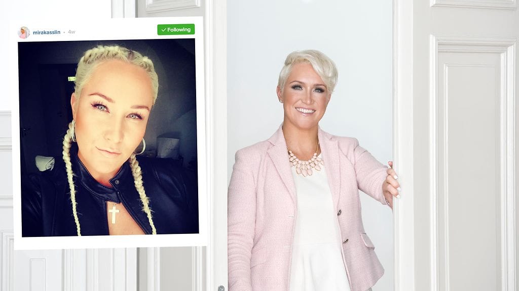 Kiinteistönvälittäjä Mira Kasslin on tehnyt näyttävän tyylimuutoksen.