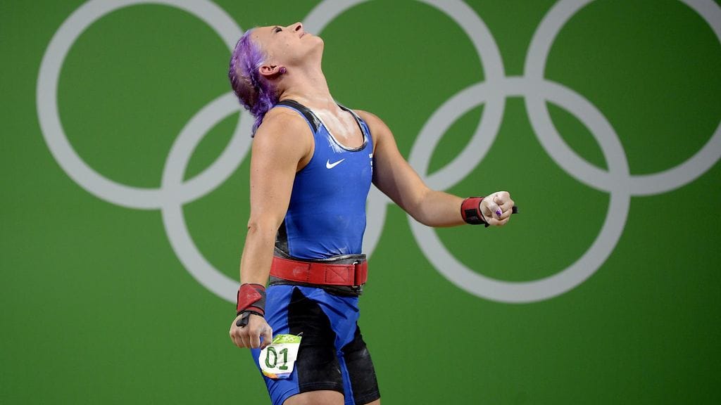 Anni Vuohijoki Rion olympialavalla.