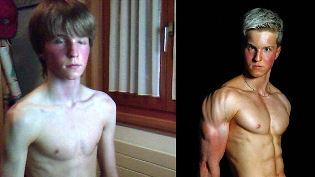 Seitsemän vuoden aikana mies on oppinut arvostamaan laihuuden sijaan lihaksikasta vartaloa.