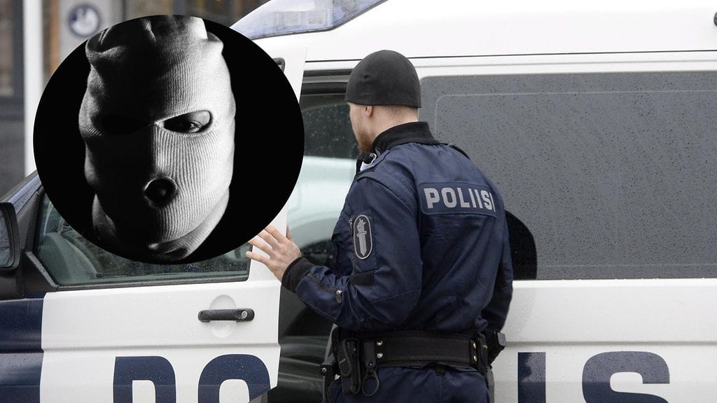 Keskiviikon yhteenotto tapahtui rap-artisti Julma H:n (kuvassa hiihtonaamarissa) keikan jälkeen.