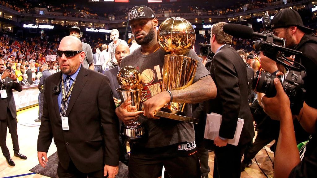 LeBron James juhli mestaruutta kesäkuussa.