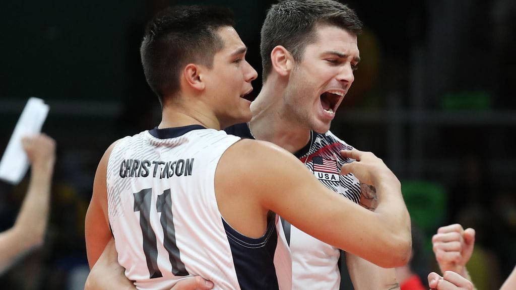 Micah Christenson ja Matthew Anderson olivat yhdysvaltalaisten tärkein linkki Brasilian kaadossa.