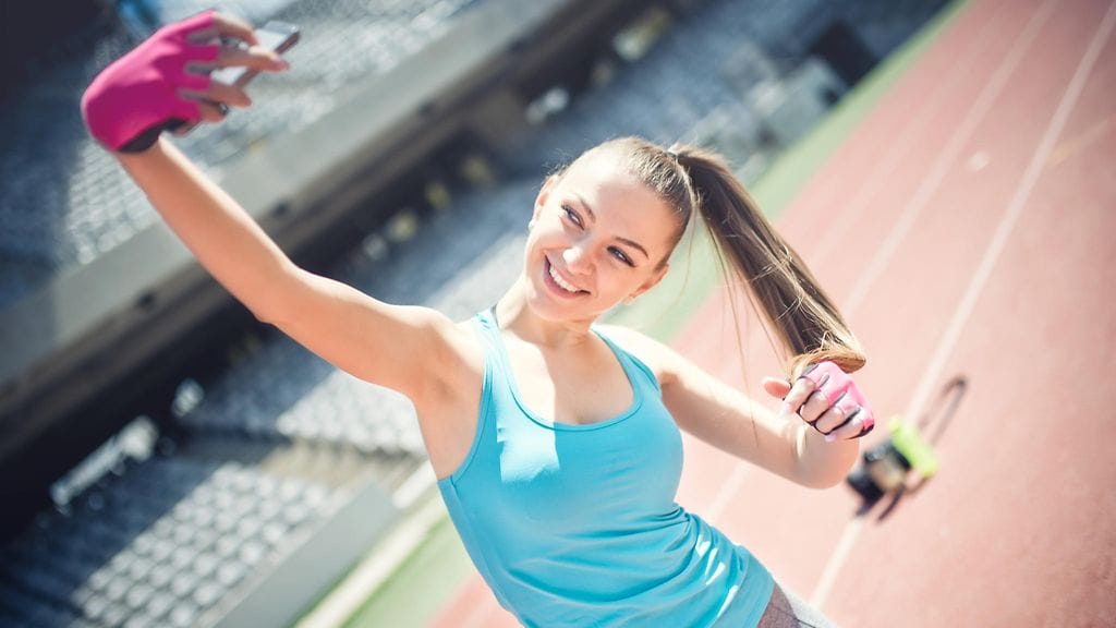 Treeniselfieiden avulla ihmiset kertovat, kuinka paljon aikaa hekäyttävät omasta kunnostaan huolehtimiseen.