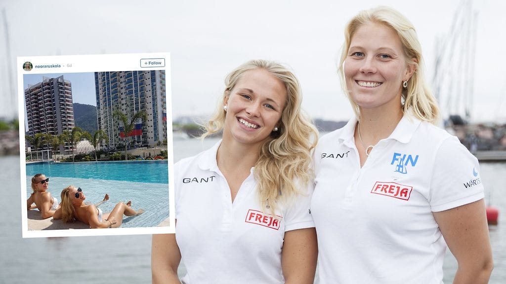 Noora Ruskola ja Camilla Cedercreutz.