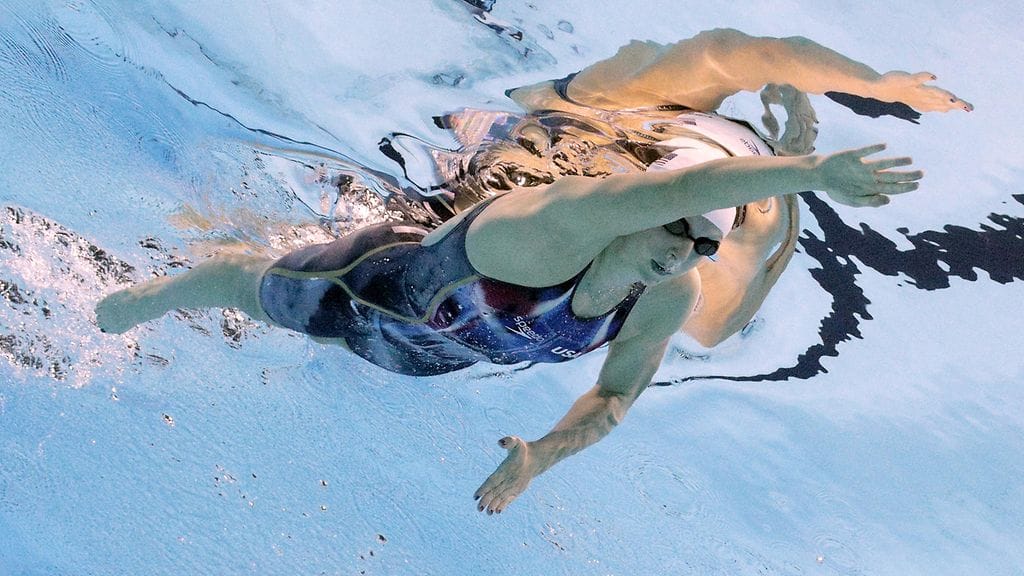 Katie Ledecky hallitsee suvereenisti naisten vapaauintia.