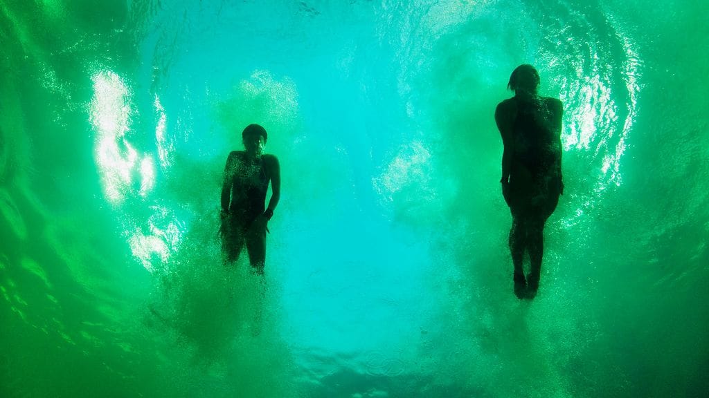 Vihreää vettä Riossa