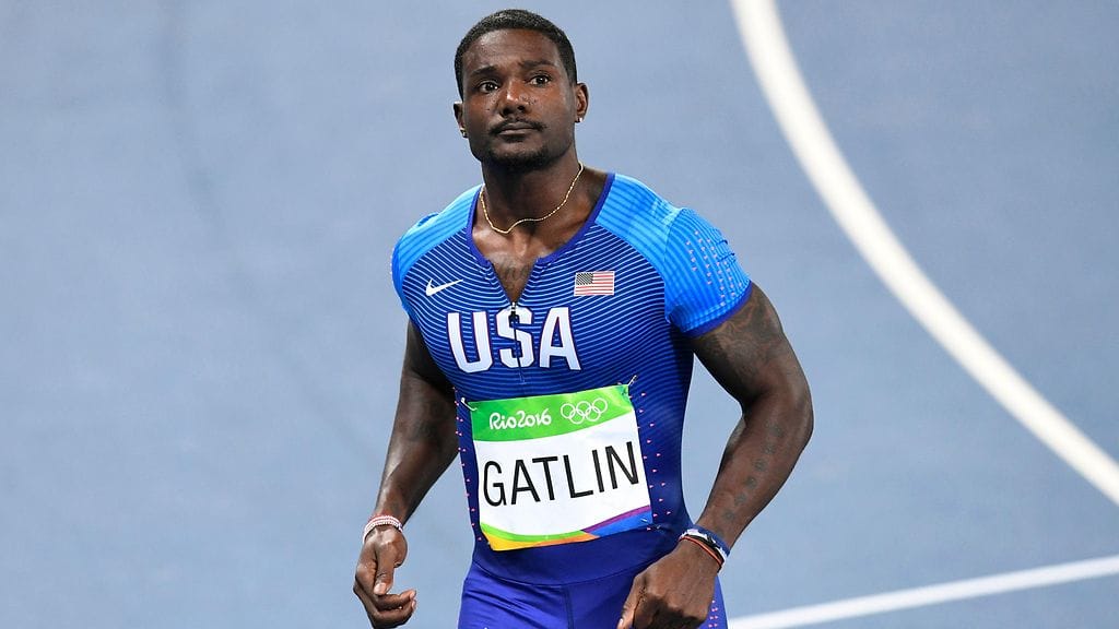 Justin Gatlin ei pystynyt lyömään Usain Boltia.