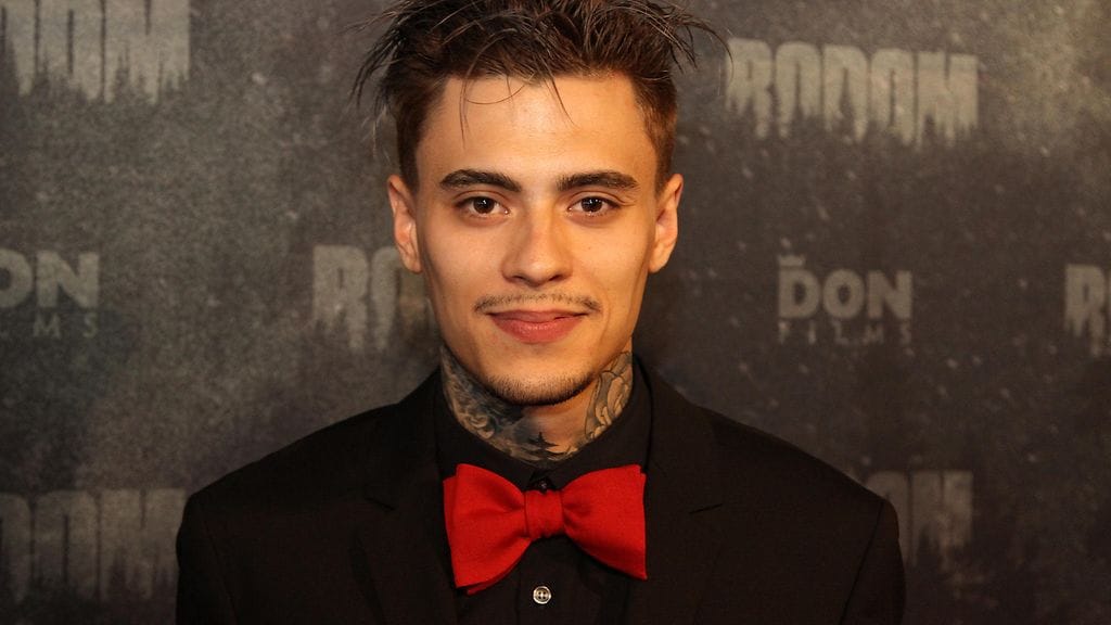 Mikael Gabriel Bodom-elokuvan kutsuvierasnäytöksessä Helsingin Tennispalatsissa 16. elokuuta 2016.