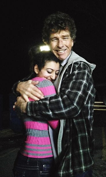 Leah ja Ress vuonna 2014, kun he näkivät ensi kerran vuoden hiljaiselon jälkeen.