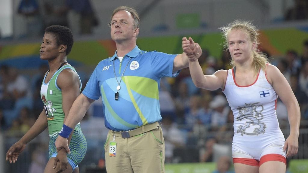 Petra Olli aloitti Riossa vakuuttavalla voitolla.