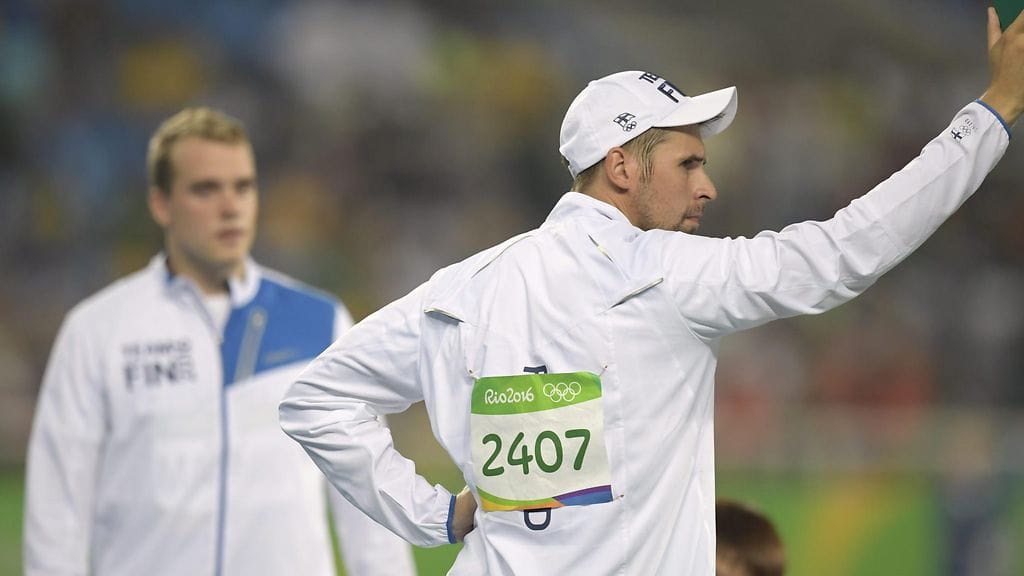 Antti Ruuskanen selvitti Rion keihäskarsinnan. Ari Mannio ja Tero Pitkämäki jäivät finaalin ulkopuolelle.