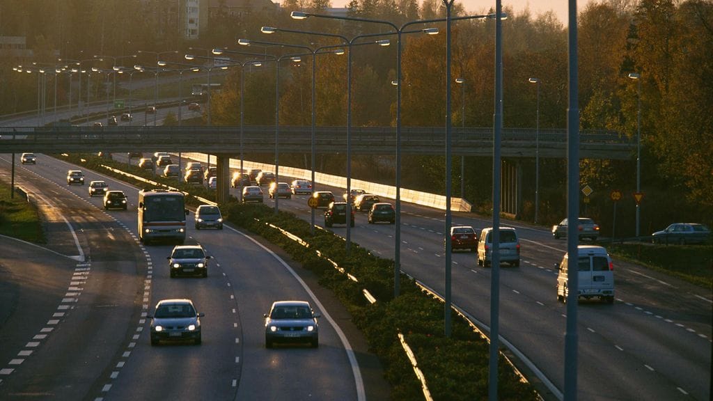 Kuvituskuvaa liikenteestä.