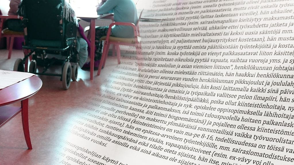 Työntekijöiden nelisivuisen kantelun mukaan palvelukodissa on useiden vuosien ajan esiintynyt vakavia rikkomuksia ja laiminlyöntejä.