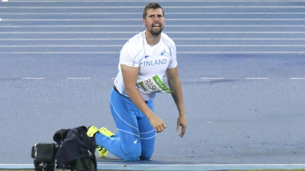 Antti Ruuskanen jäi mitalien ulkopuolelle.