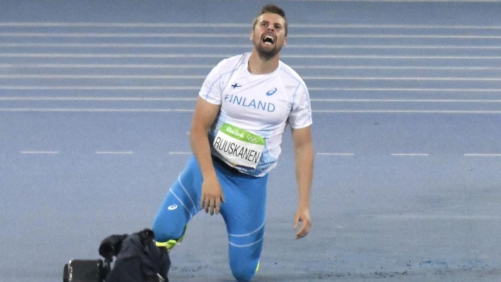Antti Ruuskanen oli kuudes Rion keihäsfinaalissa.