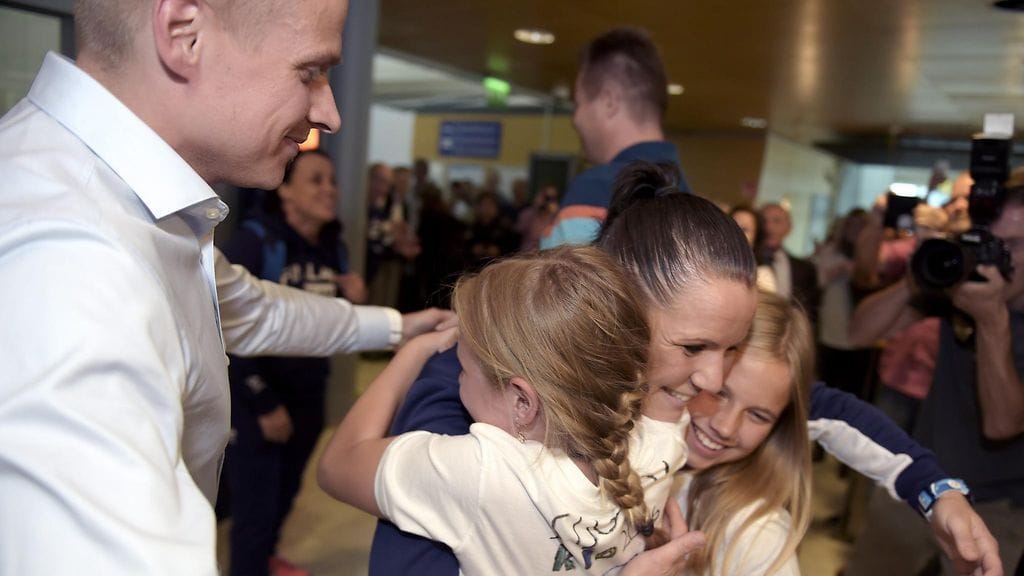 Mira Potkonen Rio 2016 lentokenttä