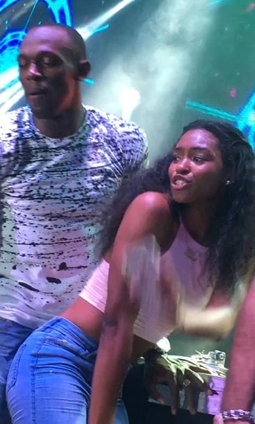 Usain Bolt juhlii Rio 22.8.2016 2