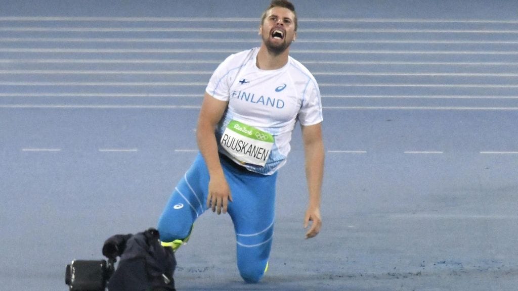Antti Ruuskanen ei ole pystynyt heittämään tämän kauden kisoissa olkapäävamman vuoksi.
