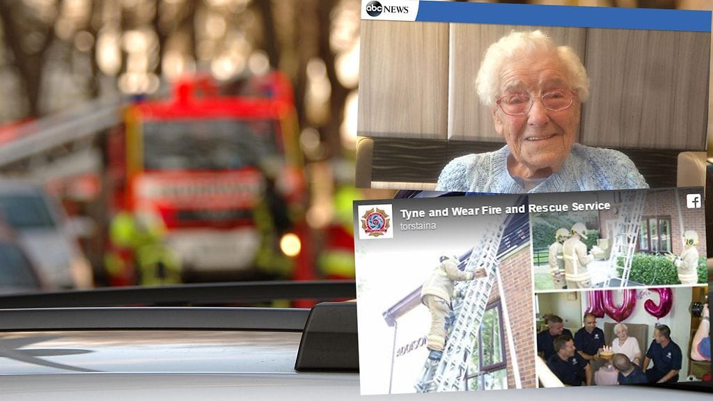 Nainen toivoi, että palomiehet kiipeäisivät hänen ikkunastaan sisään.