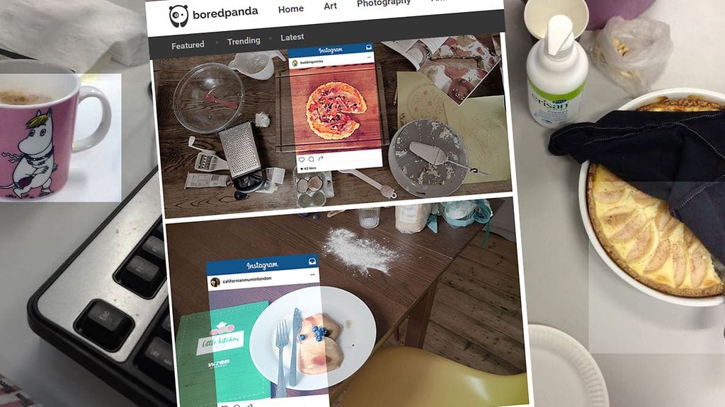 Kuvituskuvia ja kuvakaappaus Boredpanda-sivustolta