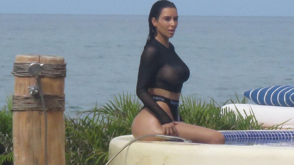 Kim Kardashian tits
