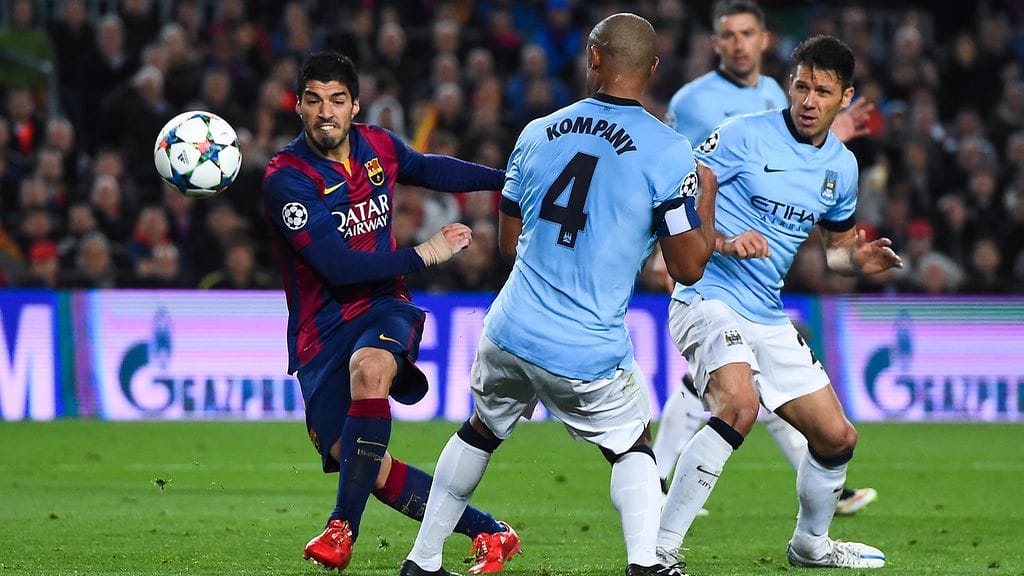 Barca ja Man City UCL:n pudotuspeleissä 2015