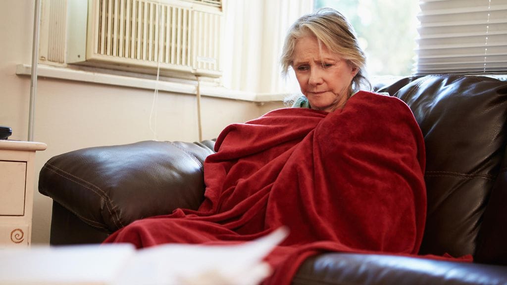 Kehon lämmittäminen voi lievittää masennusta. Kuvituskuva.