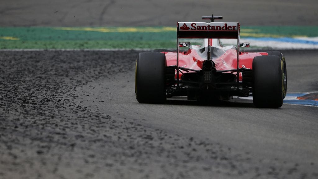 Ferrarin rengasstrategia joutuu testiin Spassa.