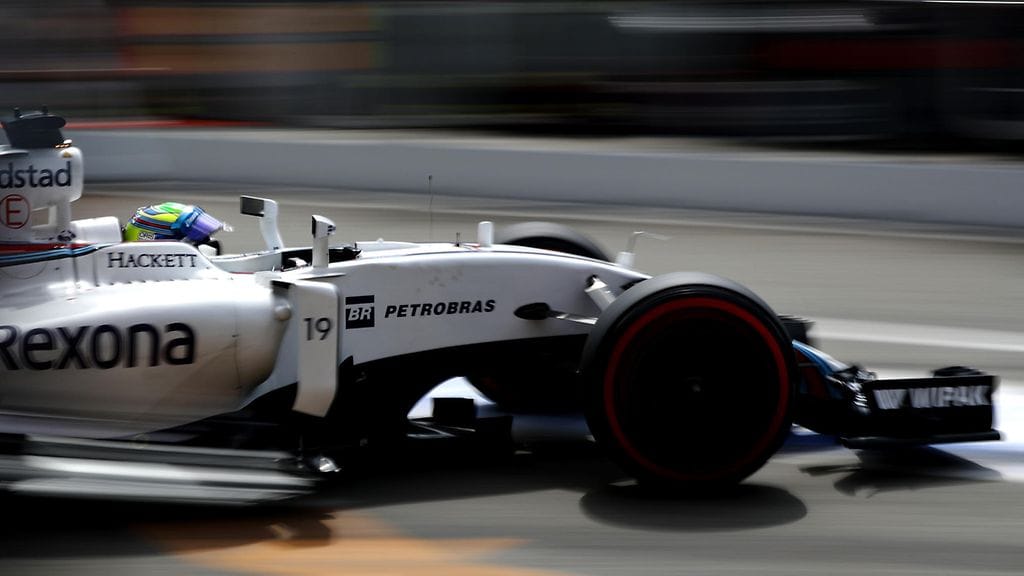 Felipe Massa Saksan GP:n aika-ajoissa.