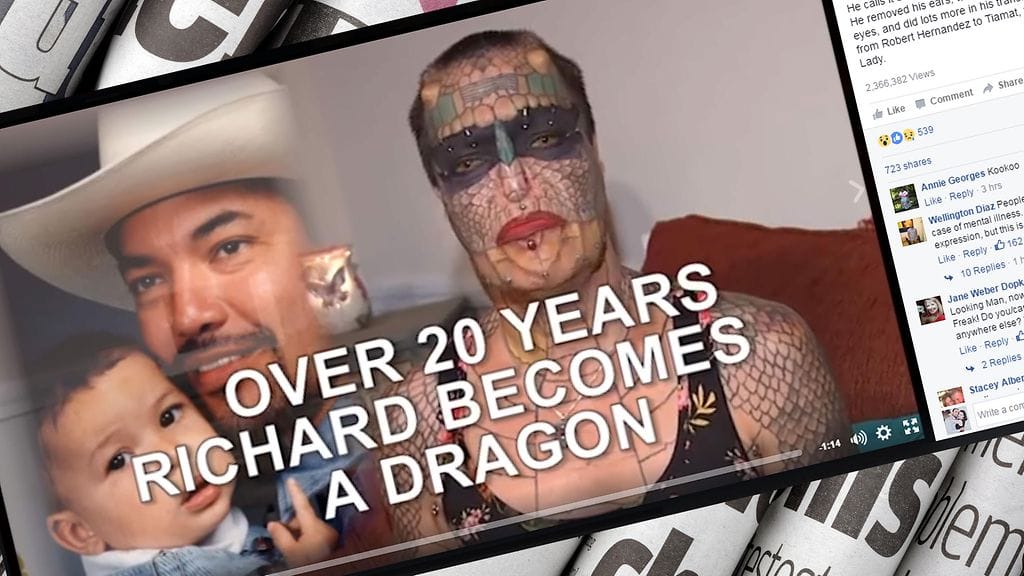 Eva on muokannut kehoaan 20 vuotta. Ruutukaappaus Facebookista.