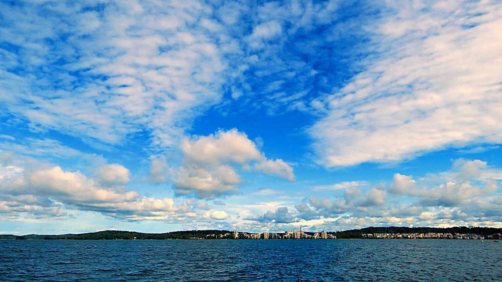 Pilviä Lahdessa. Kuva: Kalevi Elmala