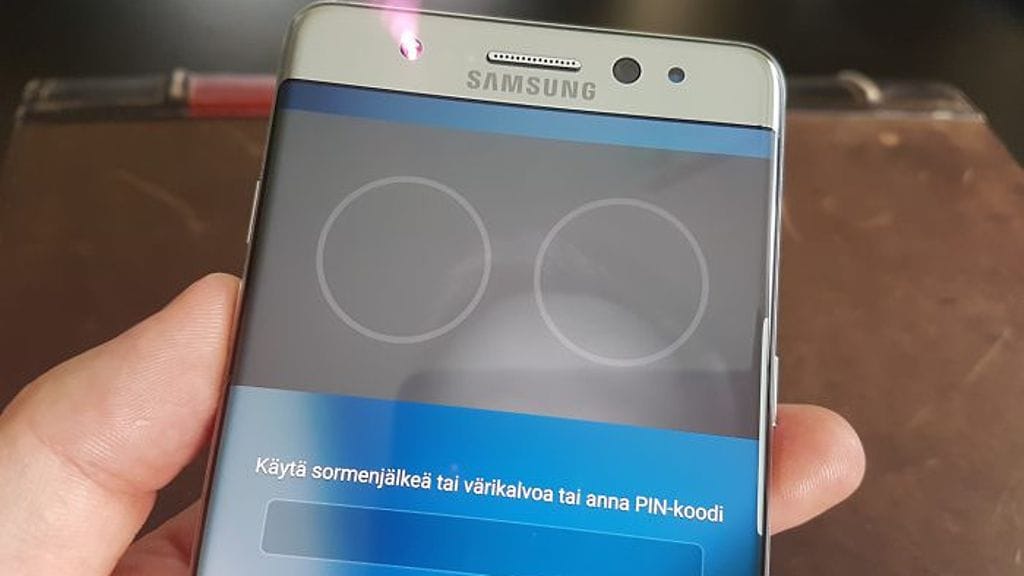 Samsung Galaxy Note 7:n iirisskanneri on yksi laitteen mielenkiintoisimmista ominaisuuksista.