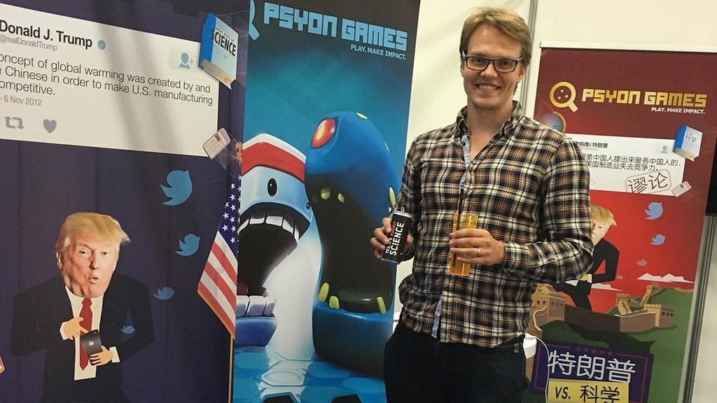 Psyon Gamesin toimitusjohtaja Olli Rundgren.