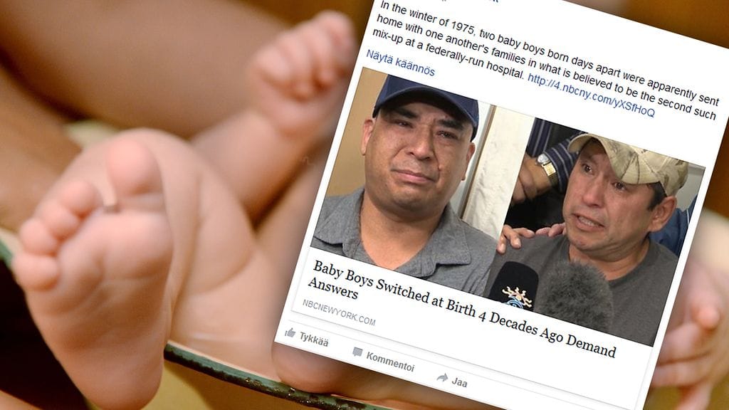 Vauvat vaihtuivat Kanadassa yli 40 vuotta sitten. Asiasta kertoo muun muassa NBC New York.