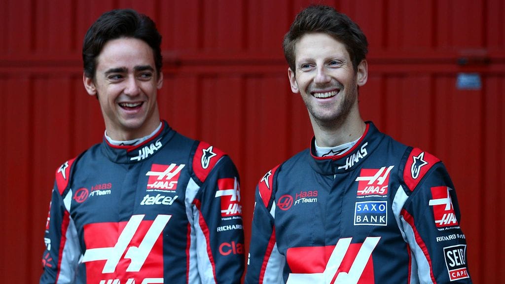 Esteban Gutierrez ja Romain Grosjean.