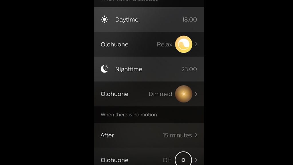 Philips Hue -ohjaussovellus