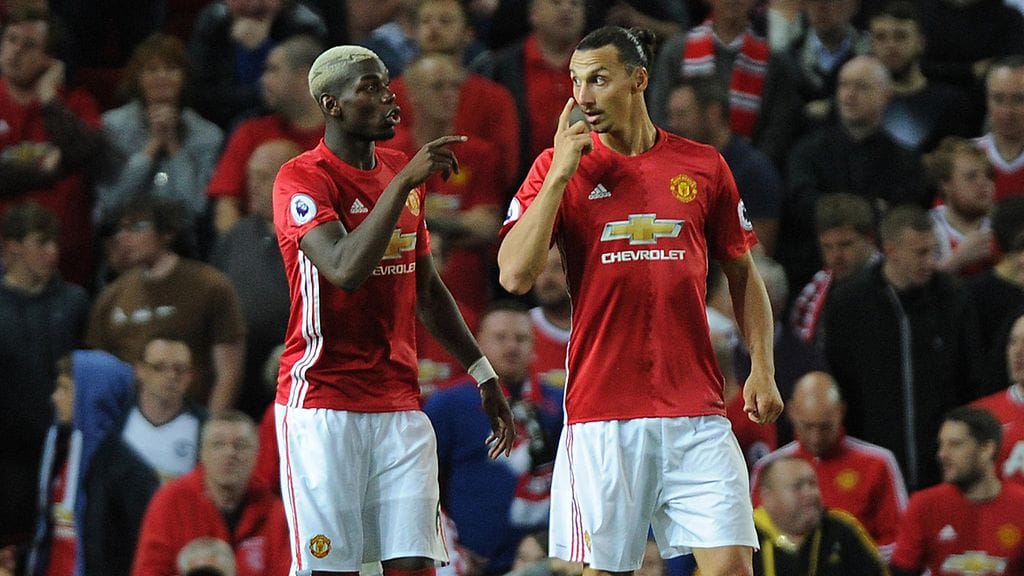 Paul Pogba ja Zlatan Ibrahimovic ovat Unitedin jättihankinnat